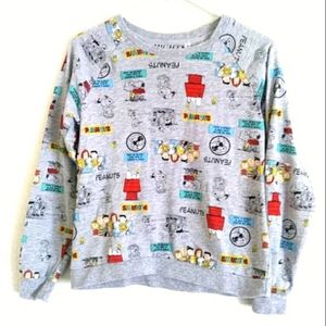 Mighty Fine Peanuts Snoopy Colorful Sweatshirt Sz Small